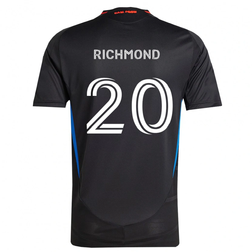 Danxen Heren Will Richmond #20 Blauw Wit Zwart Thuisshirt Thuistenue 2026/27 T-Shirt