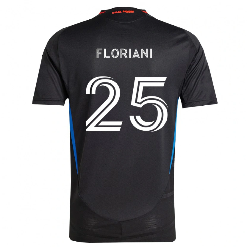 Danxen Heren Max Floriani #25 Blauw Wit Zwart Thuisshirt Thuistenue 2026/27 T-Shirt