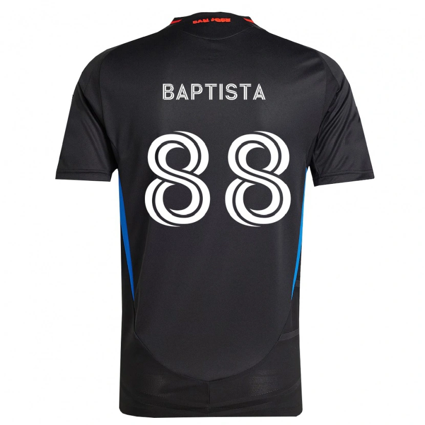 Danxen Heren Diogo Baptista #88 Blauw Wit Zwart Thuisshirt Thuistenue 2026/27 T-Shirt