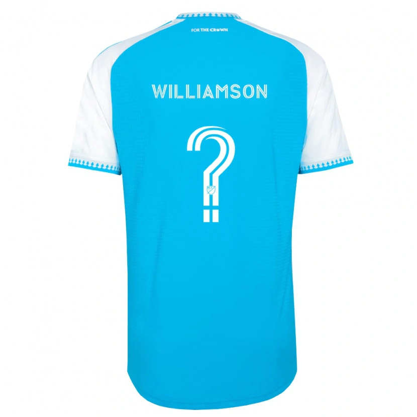 Danxen Heren Eryk Williamson #0 Hemelsblauw Wit Zwart Thuisshirt Thuistenue 2026/27 T-Shirt