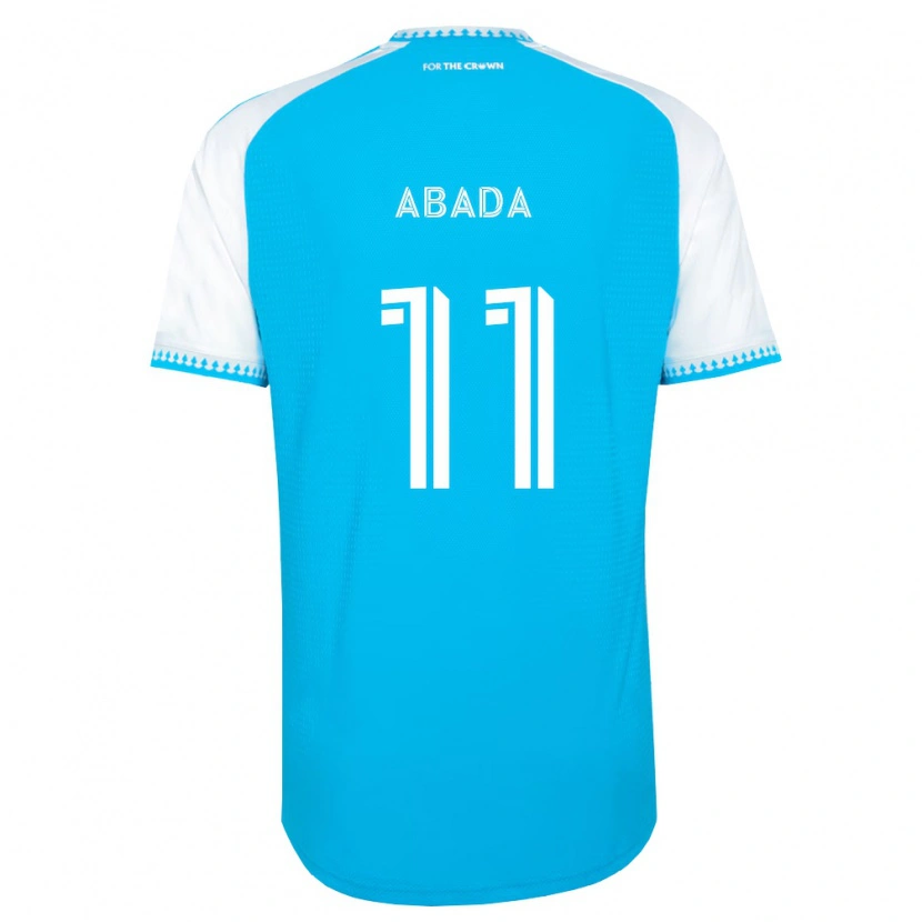 Danxen Heren Liel Abada #11 Hemelsblauw Wit Zwart Thuisshirt Thuistenue 2026/27 T-Shirt