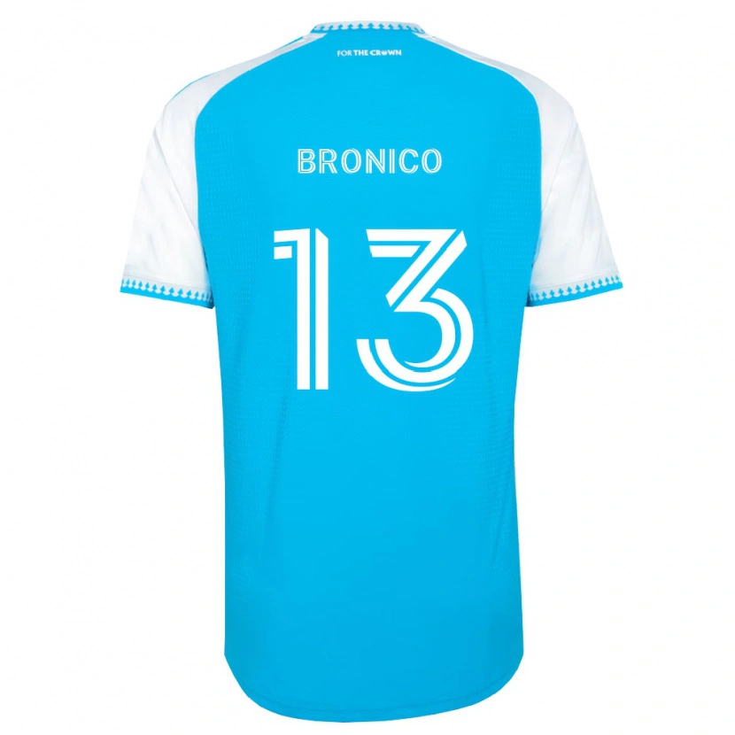 Danxen Heren Brandt Bronico #13 Hemelsblauw Wit Zwart Thuisshirt Thuistenue 2026/27 T-Shirt