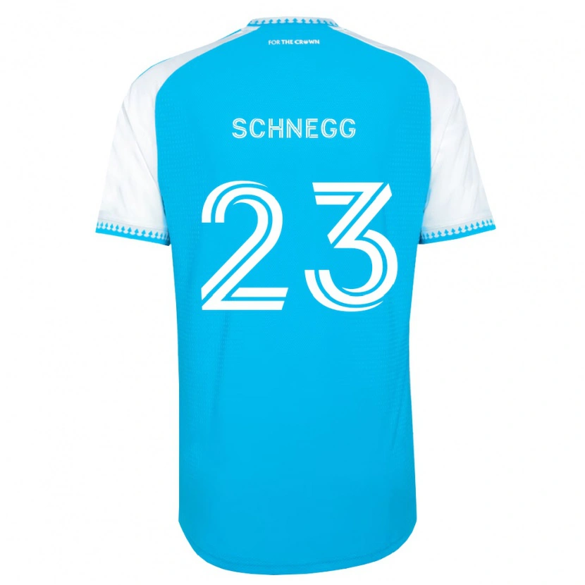 Danxen Heren David Schnegg #23 Hemelsblauw Wit Zwart Thuisshirt Thuistenue 2026/27 T-Shirt