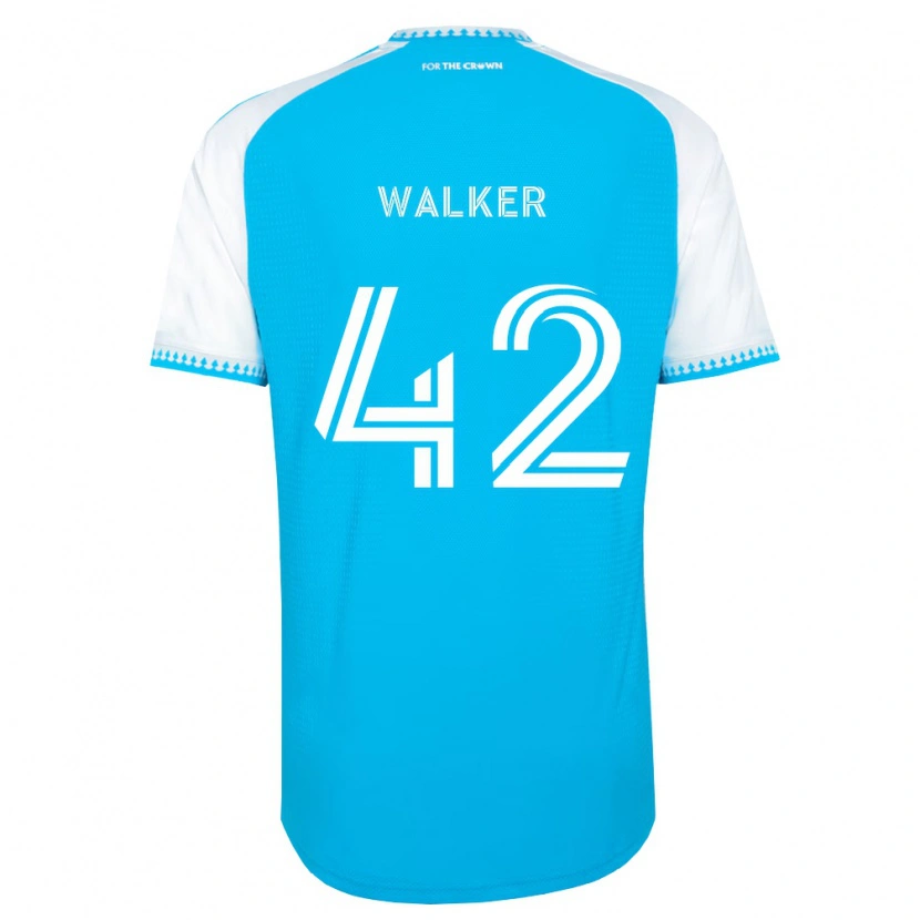 Danxen Heren Isaac Walker #42 Hemelsblauw Wit Zwart Thuisshirt Thuistenue 2026/27 T-Shirt