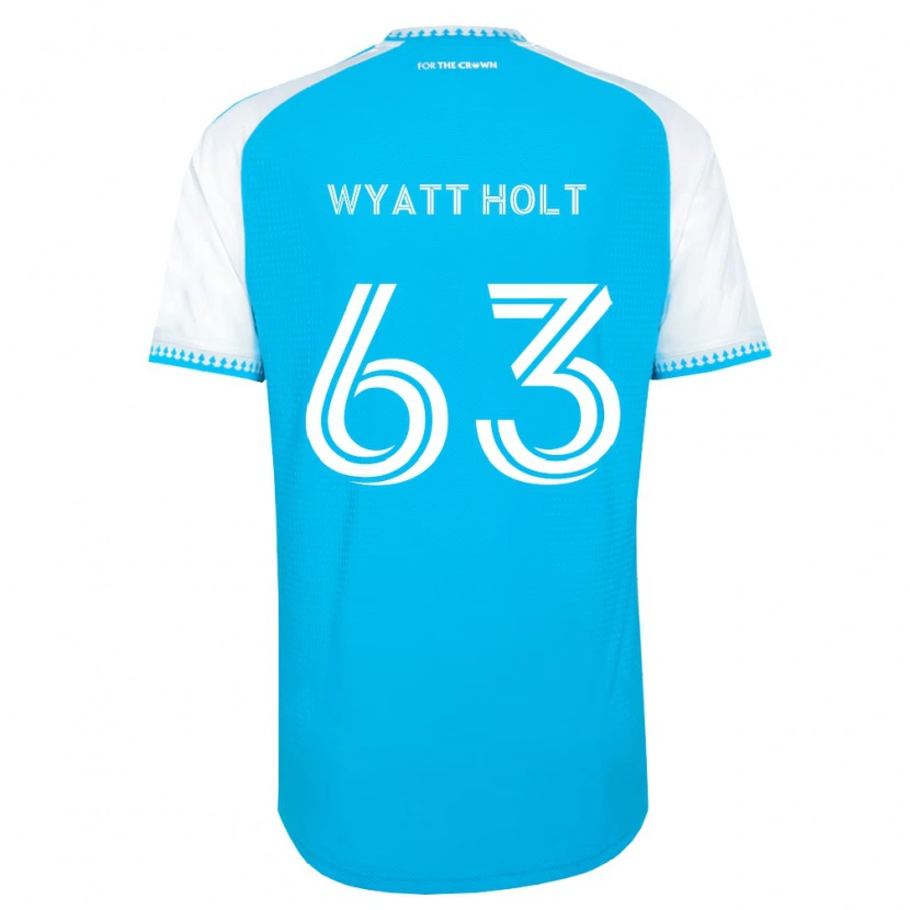 Danxen Heren Wyatt Holt #63 Hemelsblauw Wit Zwart Thuisshirt Thuistenue 2026/27 T-Shirt