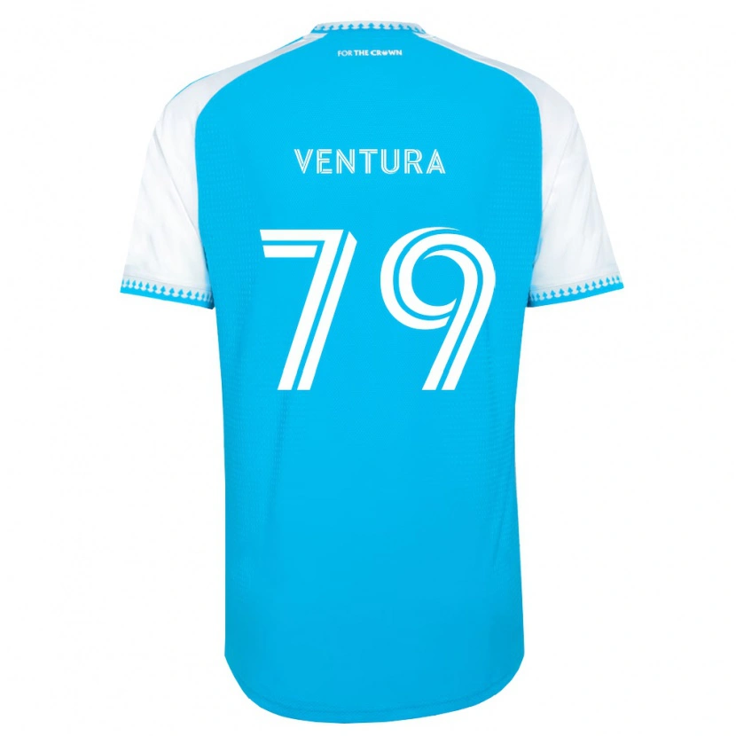 Danxen Heren Sebastian Ventura #79 Hemelsblauw Wit Zwart Thuisshirt Thuistenue 2026/27 T-Shirt