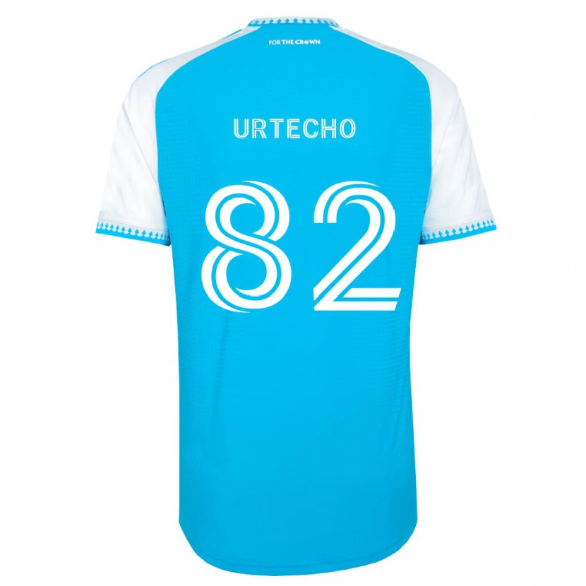 Danxen Heren Brendan Urtecho #82 Hemelsblauw Wit Zwart Thuisshirt Thuistenue 2026/27 T-Shirt