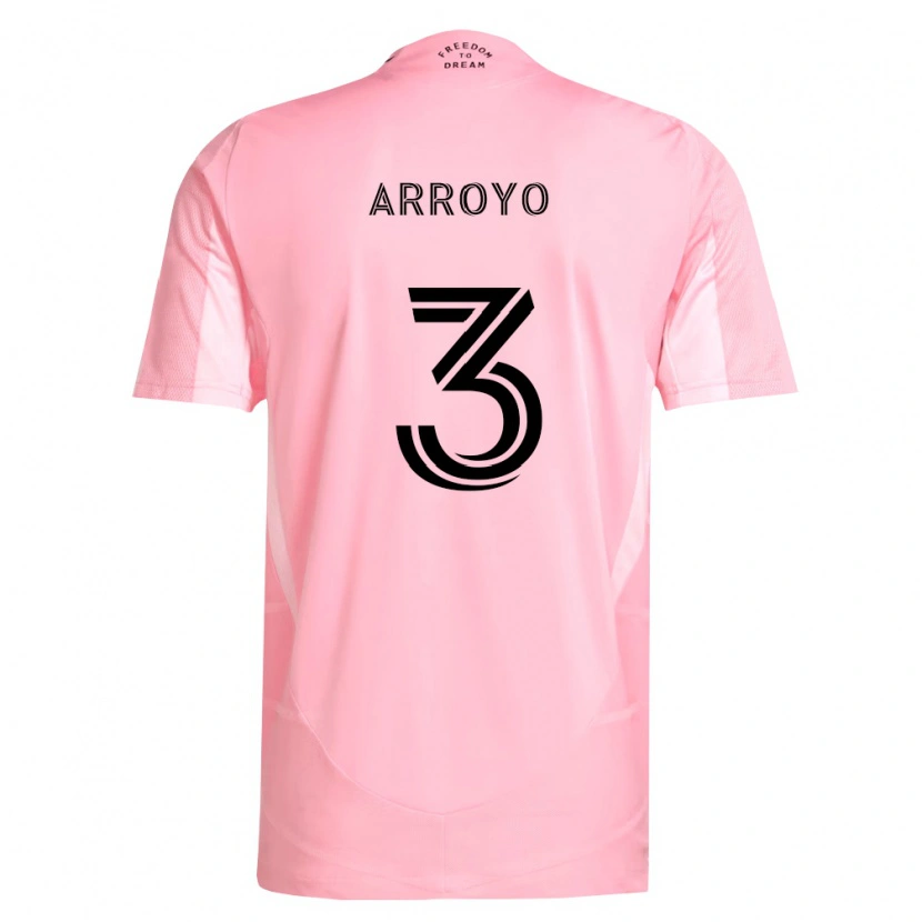 Danxen Heren Dixon Arroyo #3 Roze Zwart Thuisshirt Thuistenue 2026/27 T-Shirt