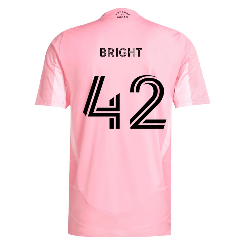 Danxen Heren Yannick Bright #42 Roze Zwart Thuisshirt Thuistenue 2026/27 T-Shirt