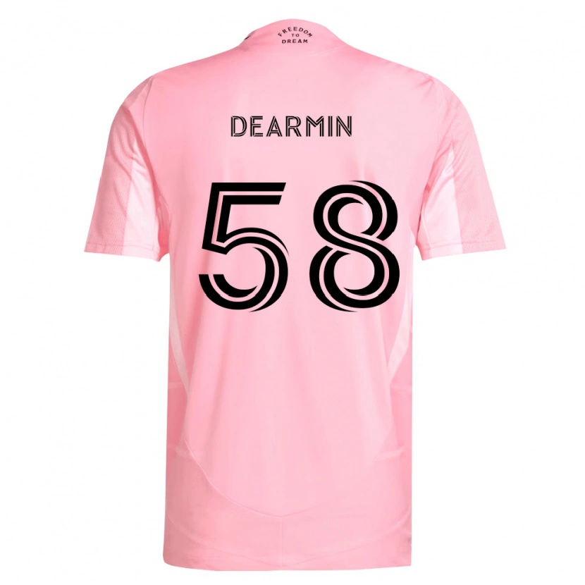 Danxen Heren Nash Dearmin #58 Roze Zwart Thuisshirt Thuistenue 2026/27 T-Shirt