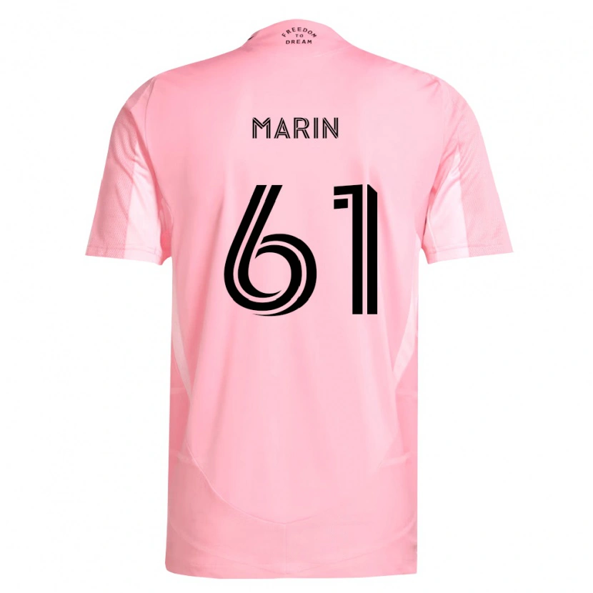 Danxen Heren Matias Marin #61 Roze Zwart Thuisshirt Thuistenue 2026/27 T-Shirt