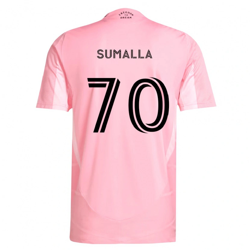 Danxen Heren Daniel Sumalla #70 Roze Zwart Thuisshirt Thuistenue 2026/27 T-Shirt