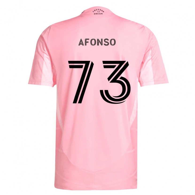 Danxen Heren Leo Afonso #73 Roze Zwart Thuisshirt Thuistenue 2026/27 T-Shirt