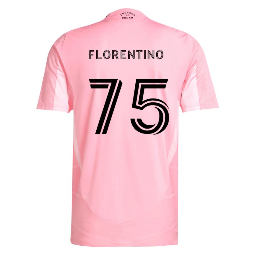 Danxen Heren Gabriel Florentino #75 Roze Zwart Thuisshirt Thuistenue 2026/27 T-Shirt