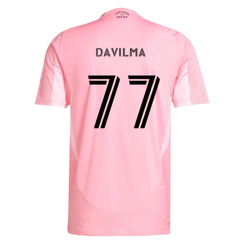 Danxen Heren Kensly Davilma #77 Roze Zwart Thuisshirt Thuistenue 2026/27 T-Shirt
