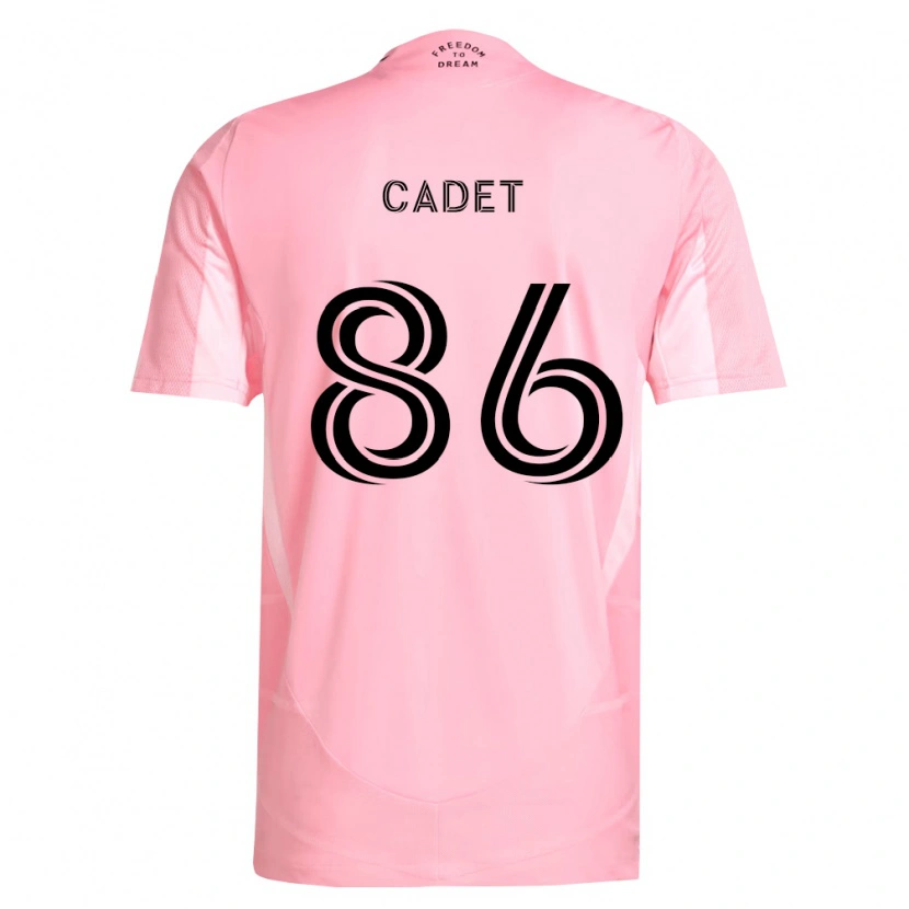 Danxen Heren Zidane Cadet #86 Roze Zwart Thuisshirt Thuistenue 2026/27 T-Shirt