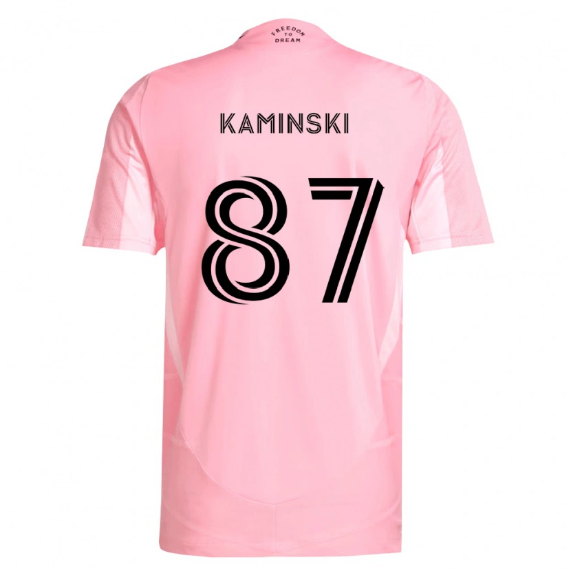 Danxen Heren Brett Kaminski #87 Roze Zwart Thuisshirt Thuistenue 2026/27 T-Shirt