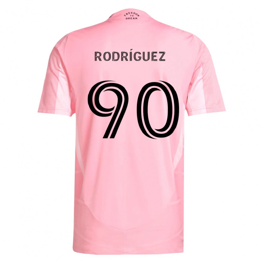 Danxen Heren Mark Rodríguez #90 Roze Zwart Thuisshirt Thuistenue 2026/27 T-Shirt