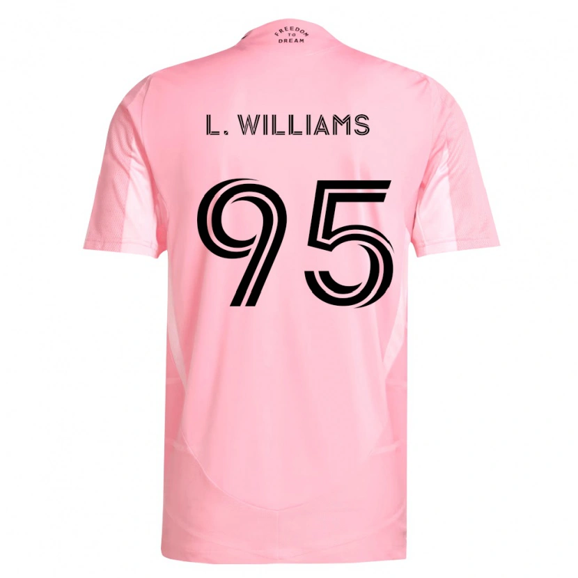 Danxen Heren Levi Williams #95 Roze Zwart Thuisshirt Thuistenue 2026/27 T-Shirt