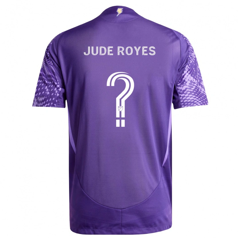 Danxen Heren Jude Royes #0 Paars Wit Thuisshirt Thuistenue 2026/27 T-Shirt