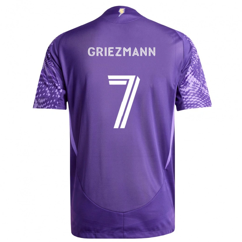 Danxen Heren Antoine Griezmann #7 Paars Wit Thuisshirt Thuistenue 2026/27 T-Shirt