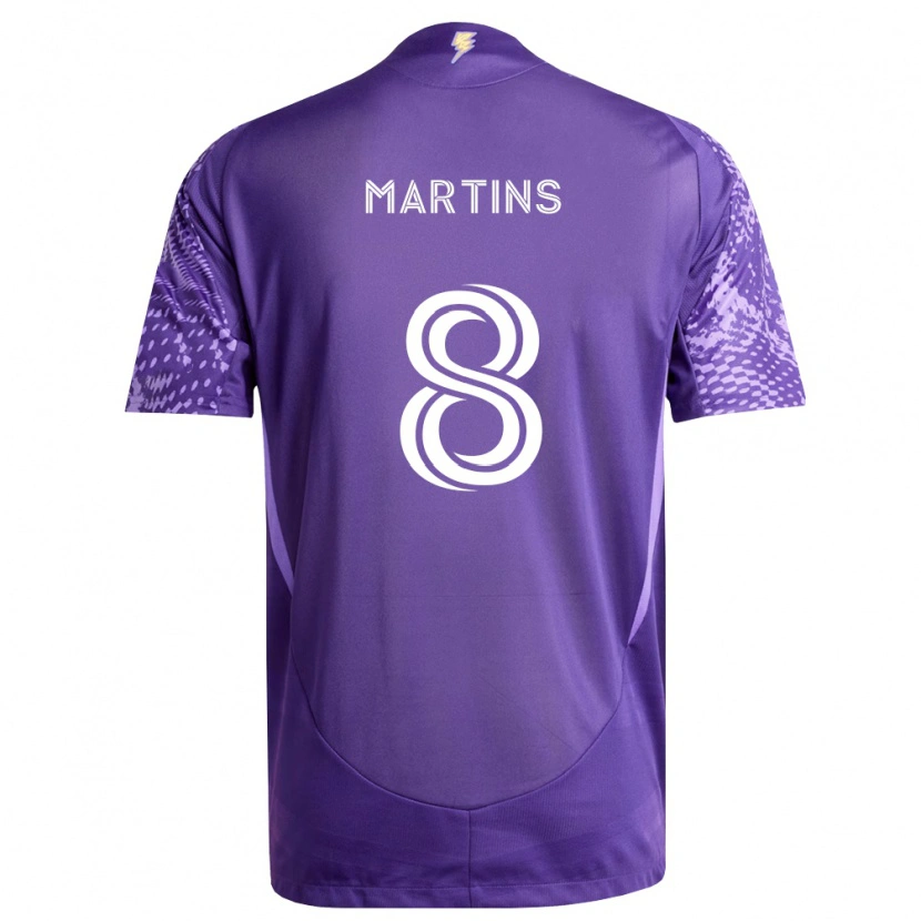 Danxen Heren Felipe Martins #8 Paars Wit Thuisshirt Thuistenue 2026/27 T-Shirt