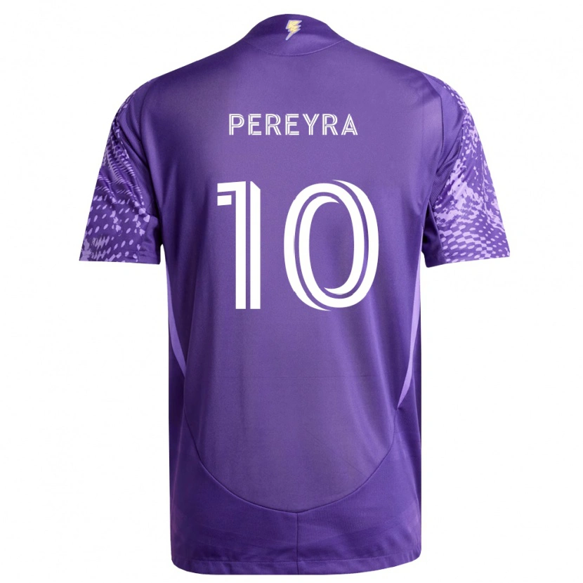 Danxen Heren Mauricio Pereyra #10 Paars Wit Thuisshirt Thuistenue 2026/27 T-Shirt