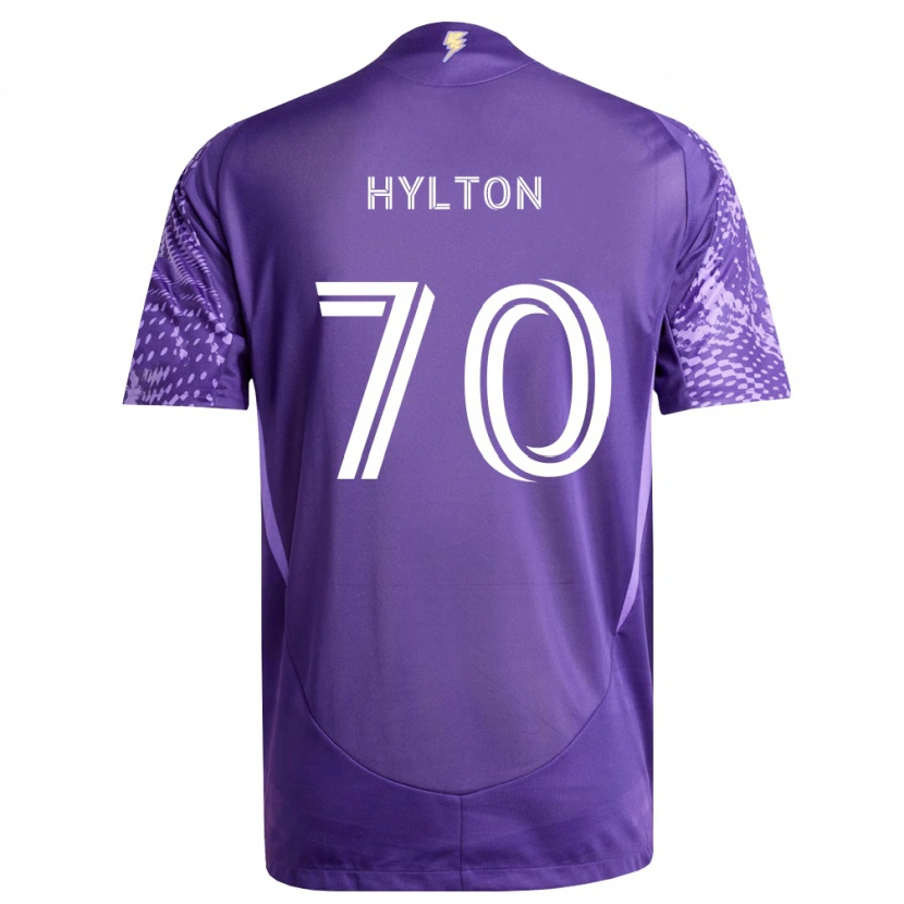 Danxen Heren Justin Hylton #70 Paars Wit Thuisshirt Thuistenue 2026/27 T-Shirt