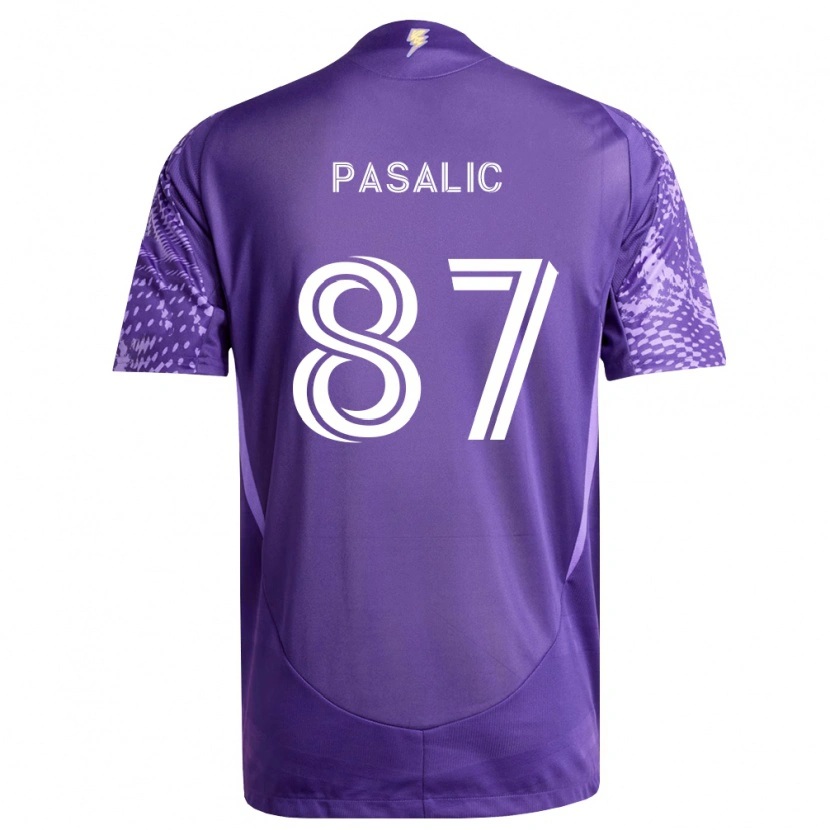 Danxen Heren Marco Pašalić #87 Paars Wit Thuisshirt Thuistenue 2026/27 T-Shirt