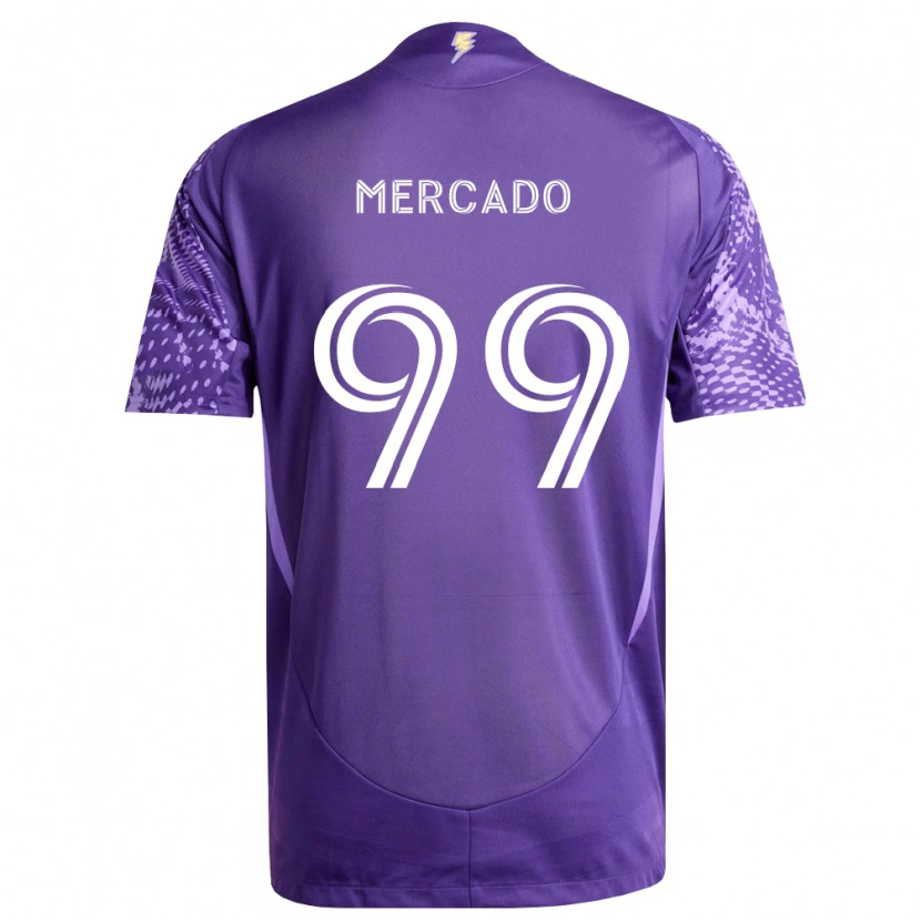 Danxen Heren Carlos Mercado #99 Paars Wit Thuisshirt Thuistenue 2026/27 T-Shirt