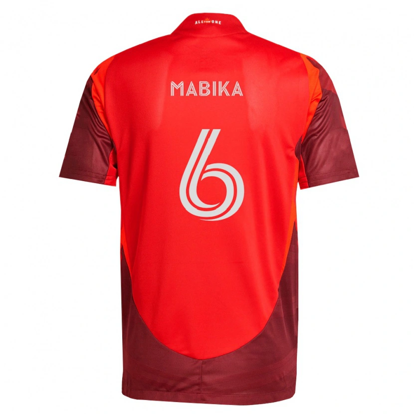 Danxen Heren Aimé Mabika #6 Bordeauxrood Thuisshirt Thuistenue 2026/27 T-Shirt