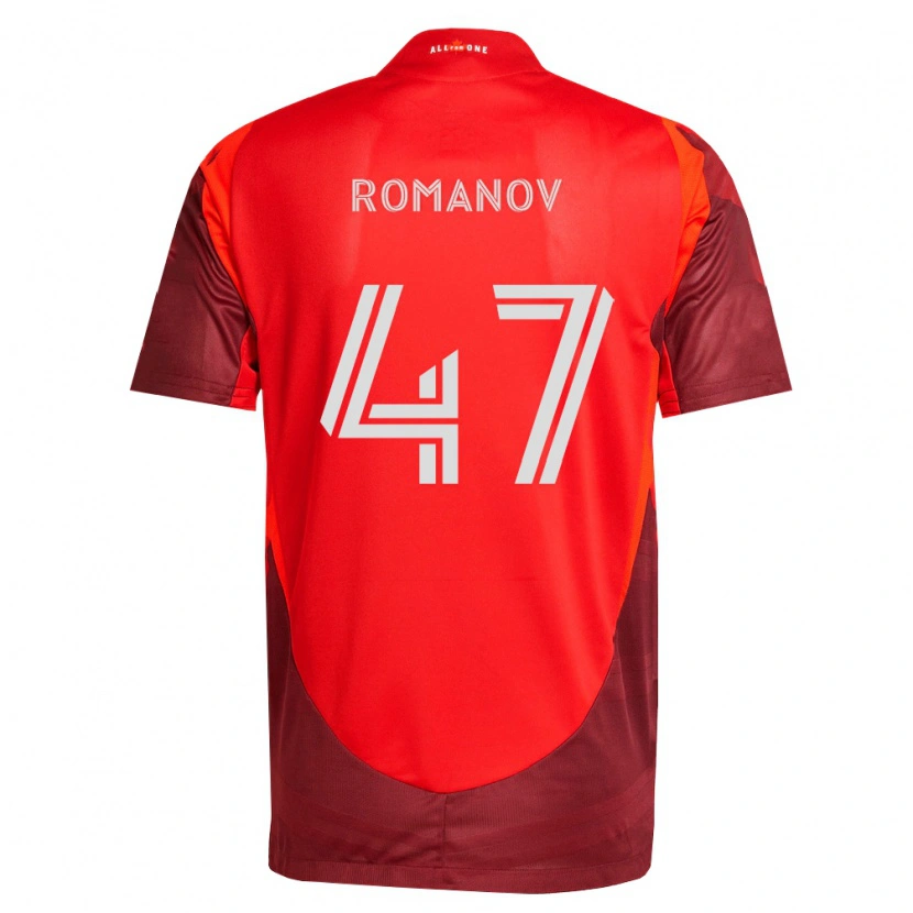 Danxen Heren Alexander Romanov #47 Bordeauxrood Thuisshirt Thuistenue 2026/27 T-Shirt