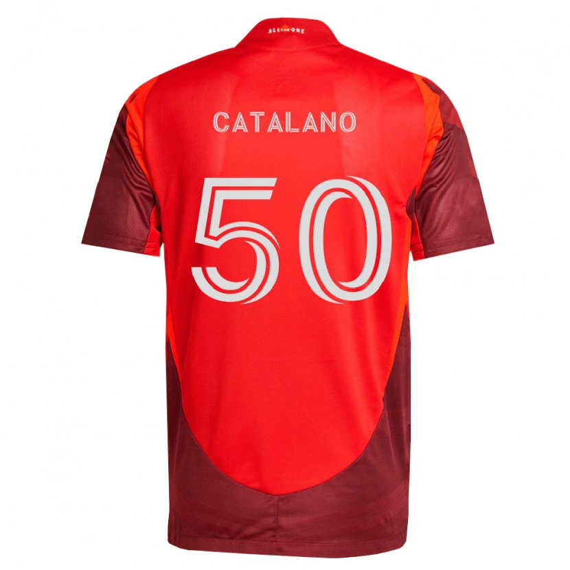 Danxen Heren Gianluca Catalano #50 Bordeauxrood Thuisshirt Thuistenue 2026/27 T-Shirt