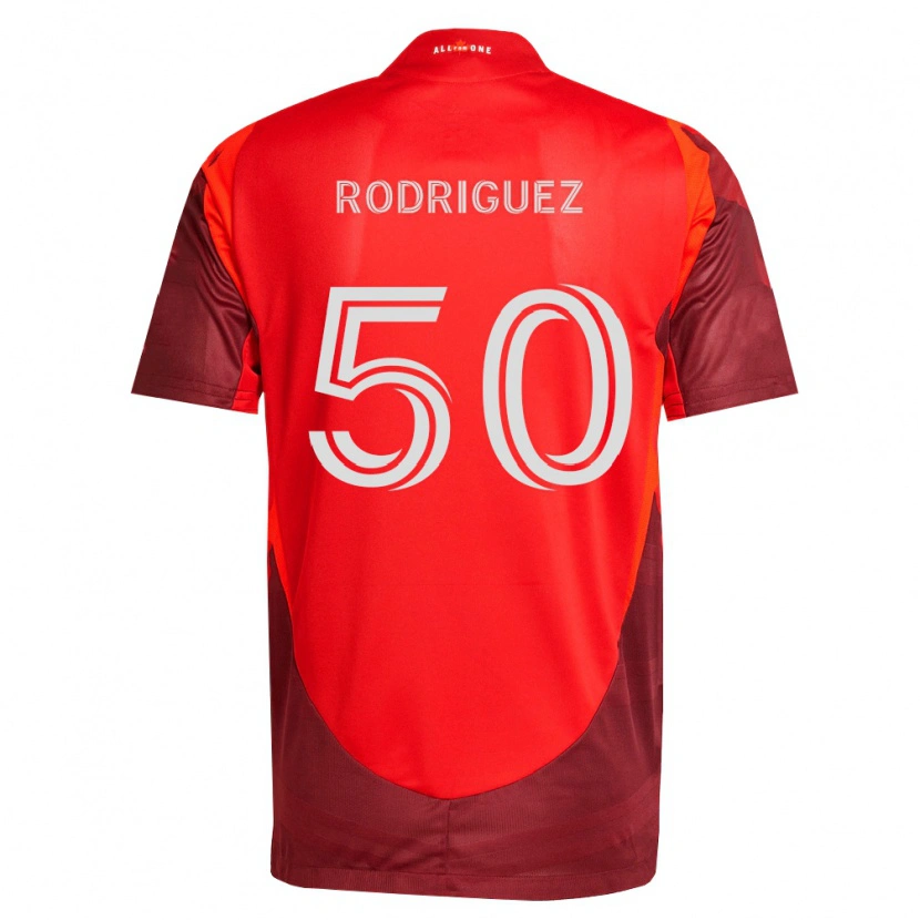 Danxen Heren Abraham Rodriguez #50 Bordeauxrood Thuisshirt Thuistenue 2026/27 T-Shirt