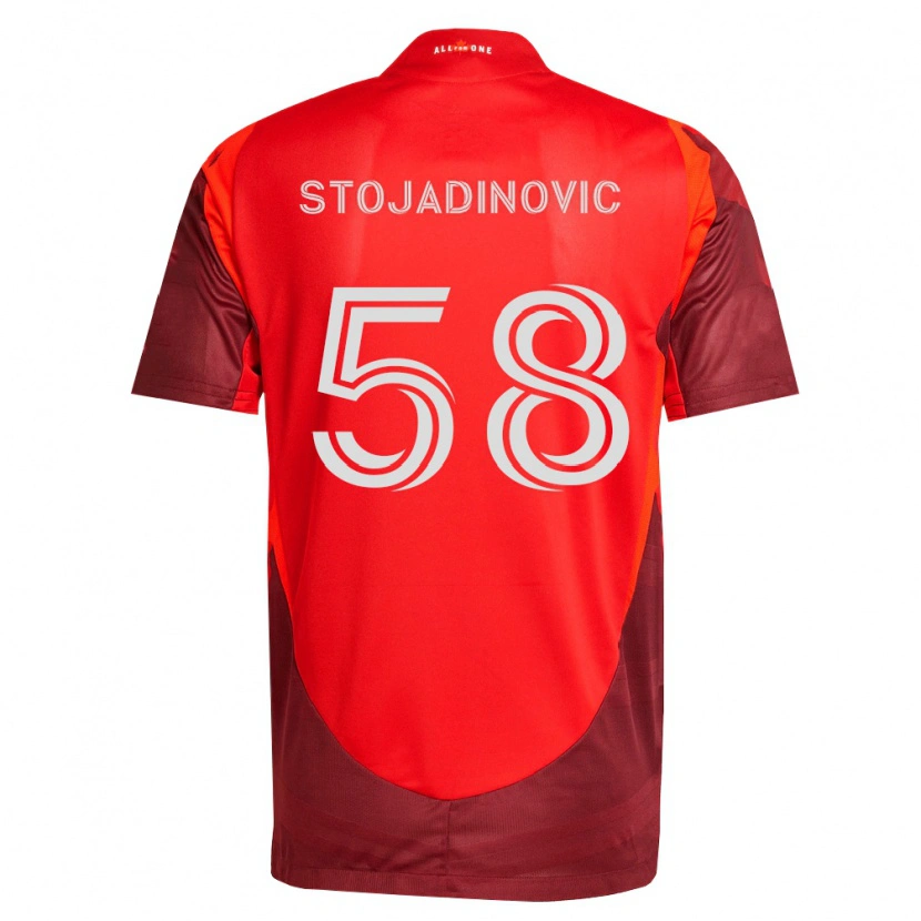 Danxen Heren Marko Stojadinovic #58 Bordeauxrood Thuisshirt Thuistenue 2026/27 T-Shirt