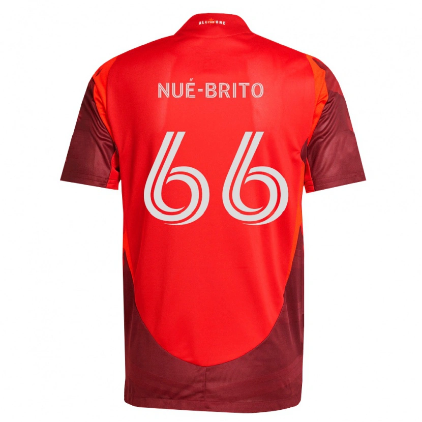 Danxen Heren Diego Nué-Brito #66 Bordeauxrood Thuisshirt Thuistenue 2026/27 T-Shirt