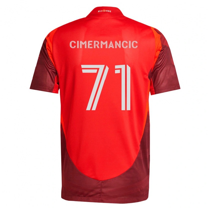 Danxen Heren Markus Cimermancic #71 Bordeauxrood Thuisshirt Thuistenue 2026/27 T-Shirt