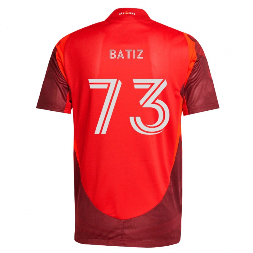 Danxen Heren Jesus Batiz #73 Bordeauxrood Thuisshirt Thuistenue 2026/27 T-Shirt