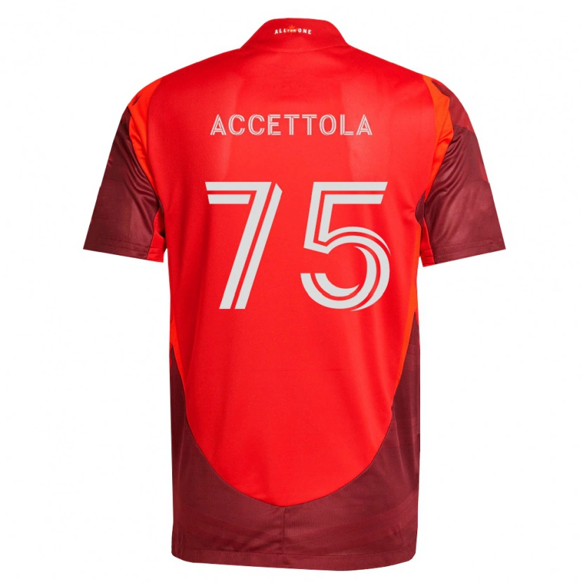 Danxen Heren Luca Accettola #75 Bordeauxrood Thuisshirt Thuistenue 2026/27 T-Shirt