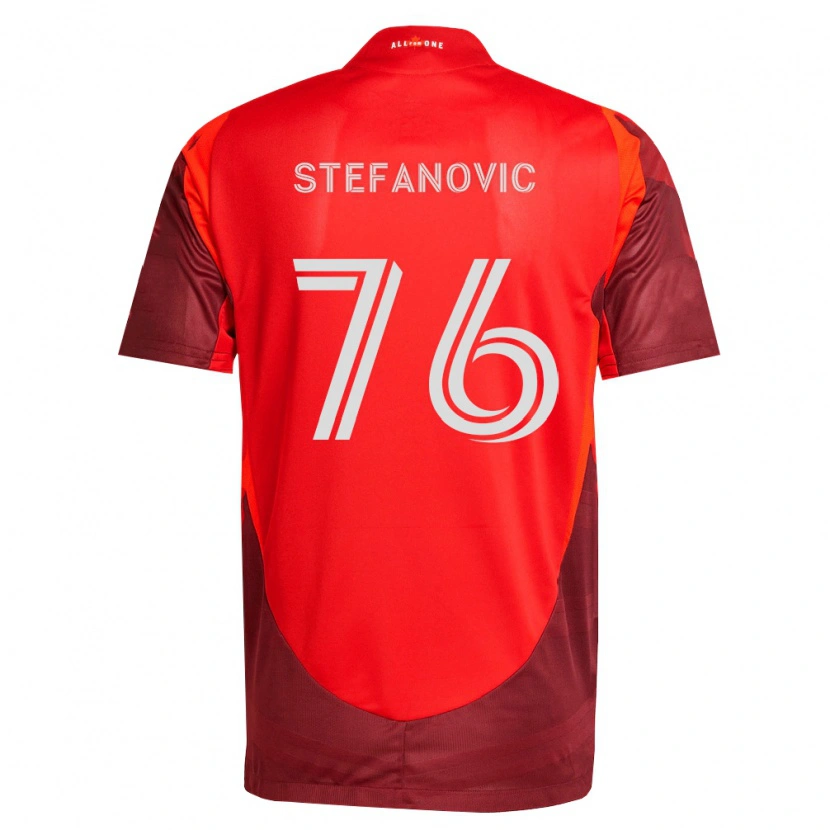 Danxen Heren Lazar Stefanović #76 Bordeauxrood Thuisshirt Thuistenue 2026/27 T-Shirt