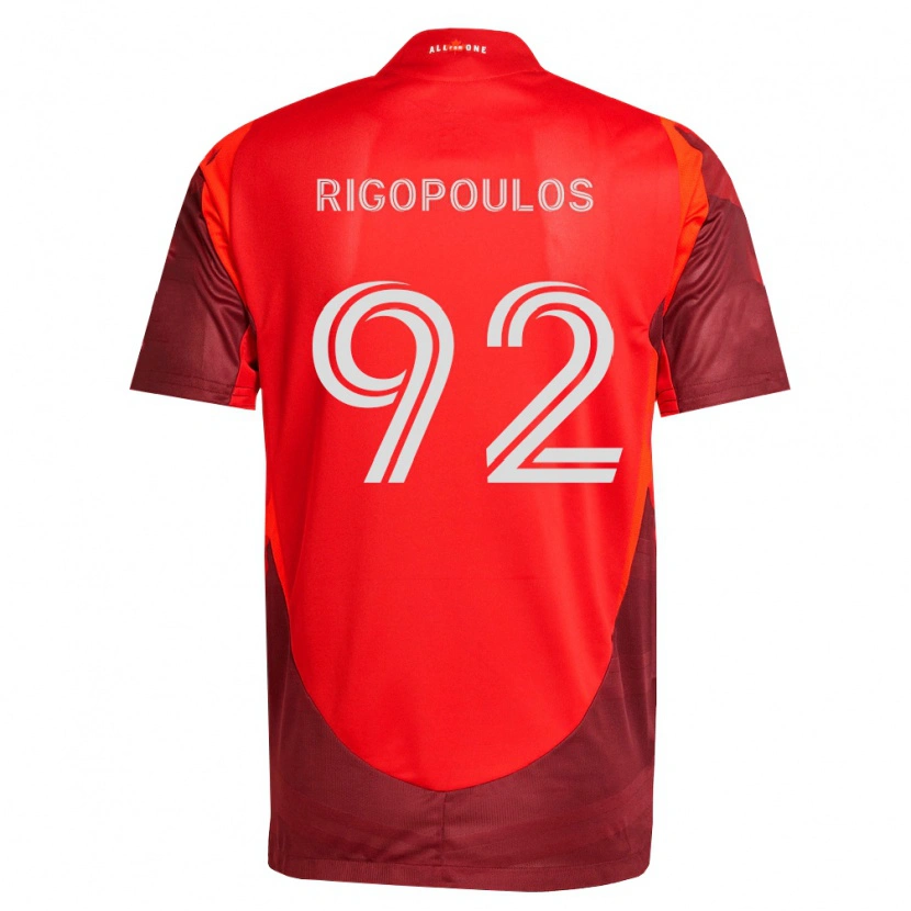 Danxen Heren Theo Rigopoulos #92 Bordeauxrood Thuisshirt Thuistenue 2026/27 T-Shirt