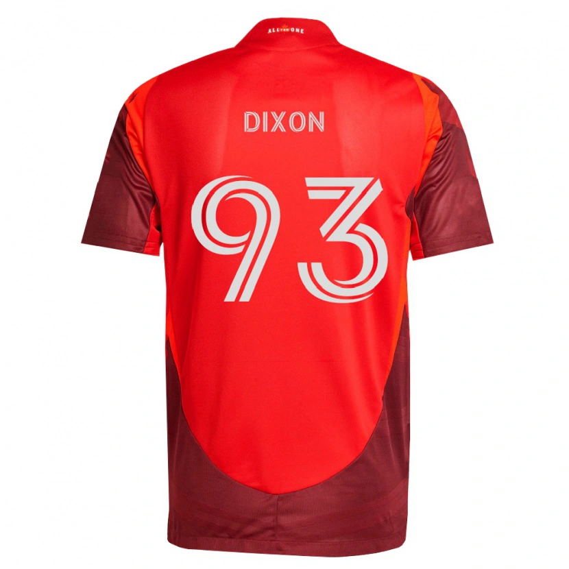 Danxen Heren Damar Dixon #93 Bordeauxrood Thuisshirt Thuistenue 2026/27 T-Shirt