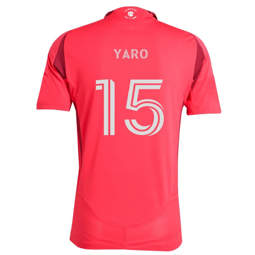 Danxen Heren Joshua Yaro #15 Magenta Wit Thuisshirt Thuistenue 2026/27 T-Shirt