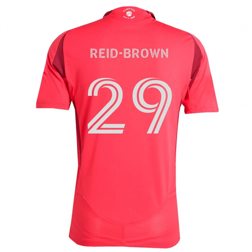 Danxen Heren Tahir Reid-Brown #29 Magenta Wit Thuisshirt Thuistenue 2026/27 T-Shirt
