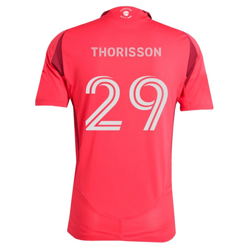 Danxen Heren Nökkvi Thórisson #29 Magenta Wit Thuisshirt Thuistenue 2026/27 T-Shirt