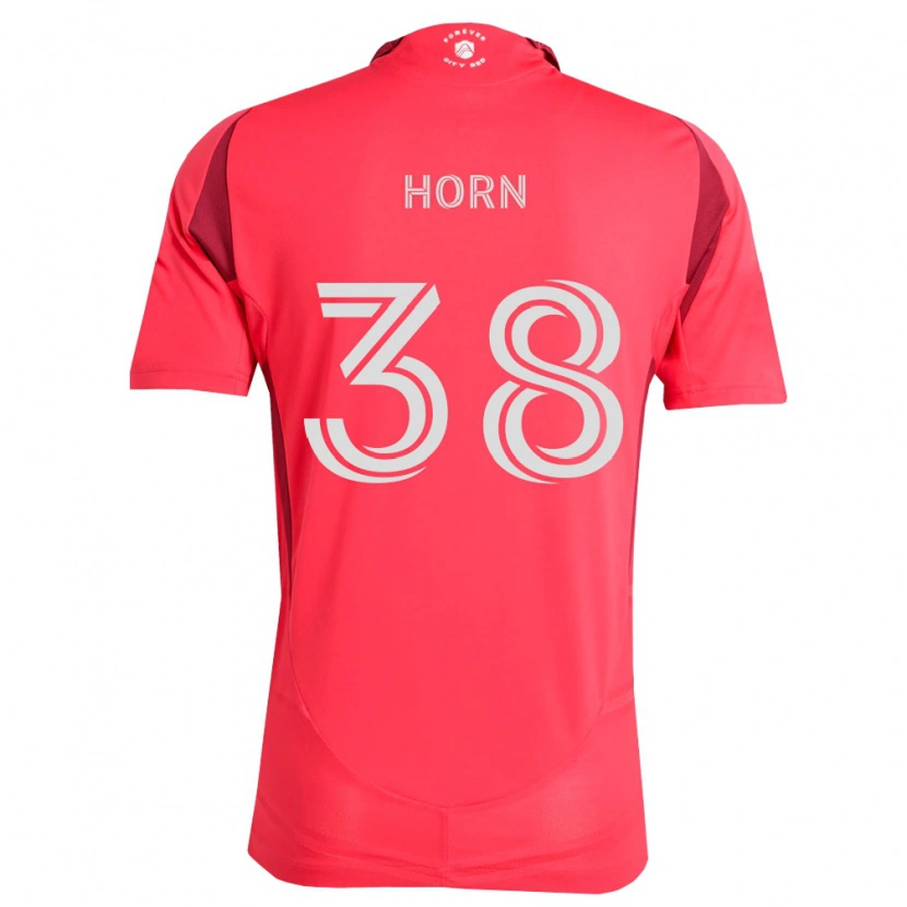 Danxen Heren Jannes Horn #38 Magenta Wit Thuisshirt Thuistenue 2026/27 T-Shirt