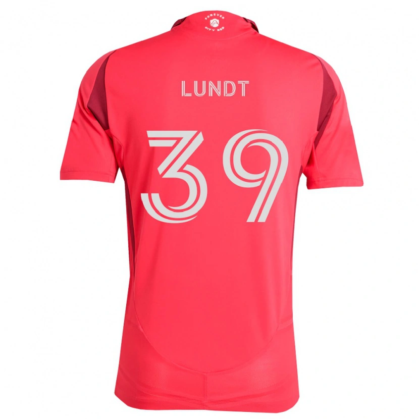 Danxen Heren Ben Lundt #39 Magenta Wit Thuisshirt Thuistenue 2026/27 T-Shirt