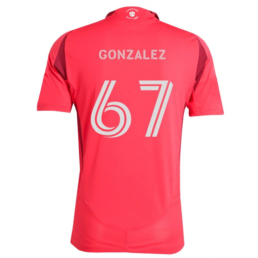 Danxen Heren Cruz Gonzalez #67 Magenta Wit Thuisshirt Thuistenue 2026/27 T-Shirt
