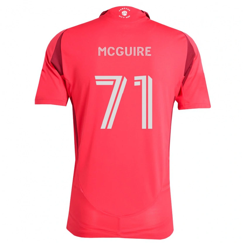 Danxen Heren Nolan Mcguire #71 Magenta Wit Thuisshirt Thuistenue 2026/27 T-Shirt