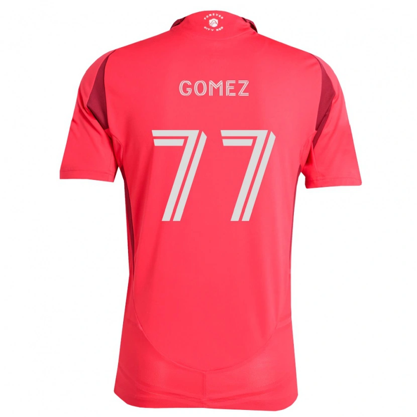 Danxen Heren Sam Gomez #77 Magenta Wit Thuisshirt Thuistenue 2026/27 T-Shirt